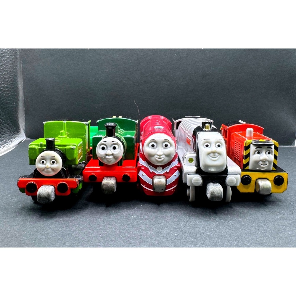 Thomas & Friends Take-n-Play Train Lot Spencer Caitlin Salty Luke Victor 6pc